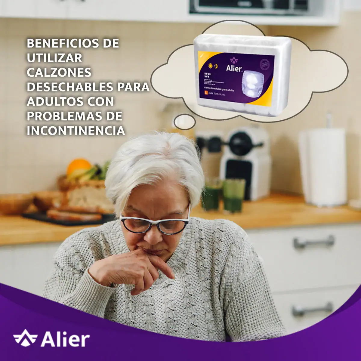 Beneficios de utilizar calzones desechables para adultos - Alier® Pañales para Adultos.