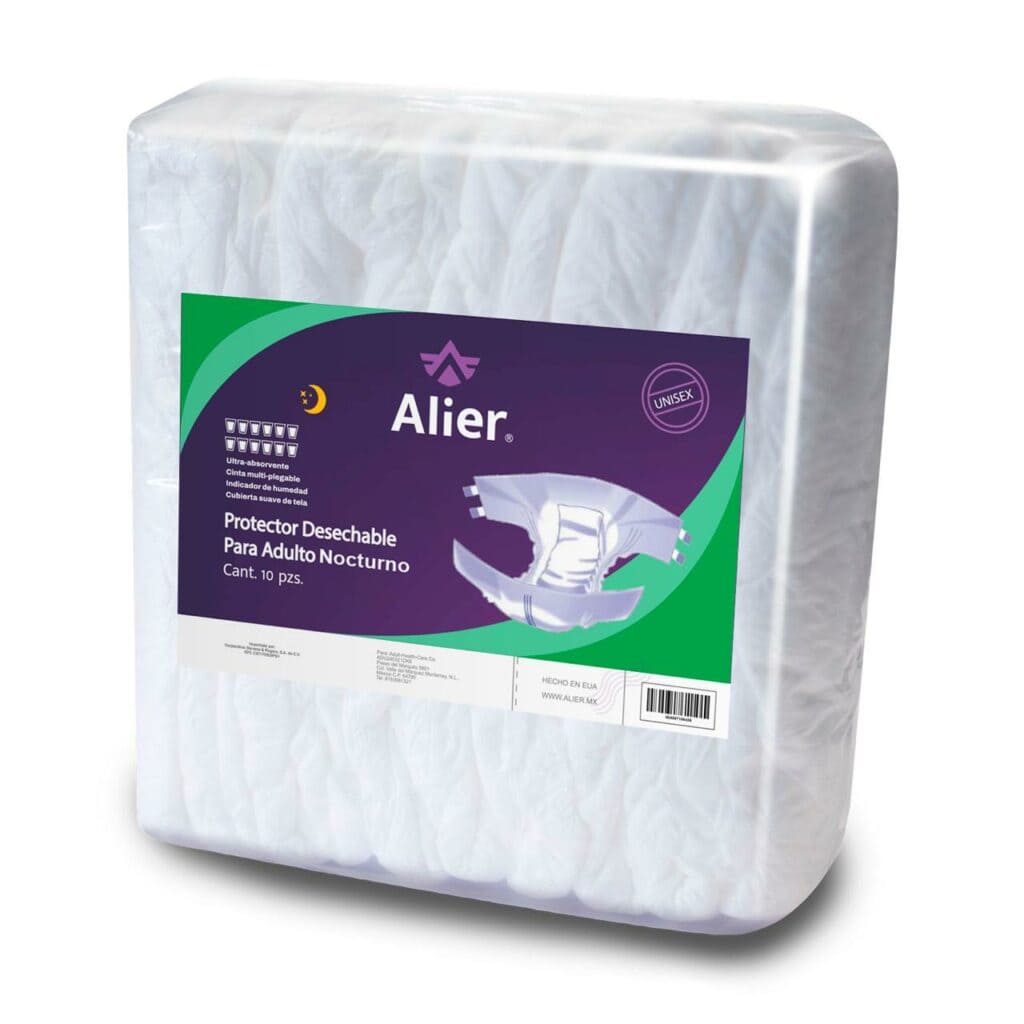 Protector desechable para adulto. Alier® Pañales para Adultos.