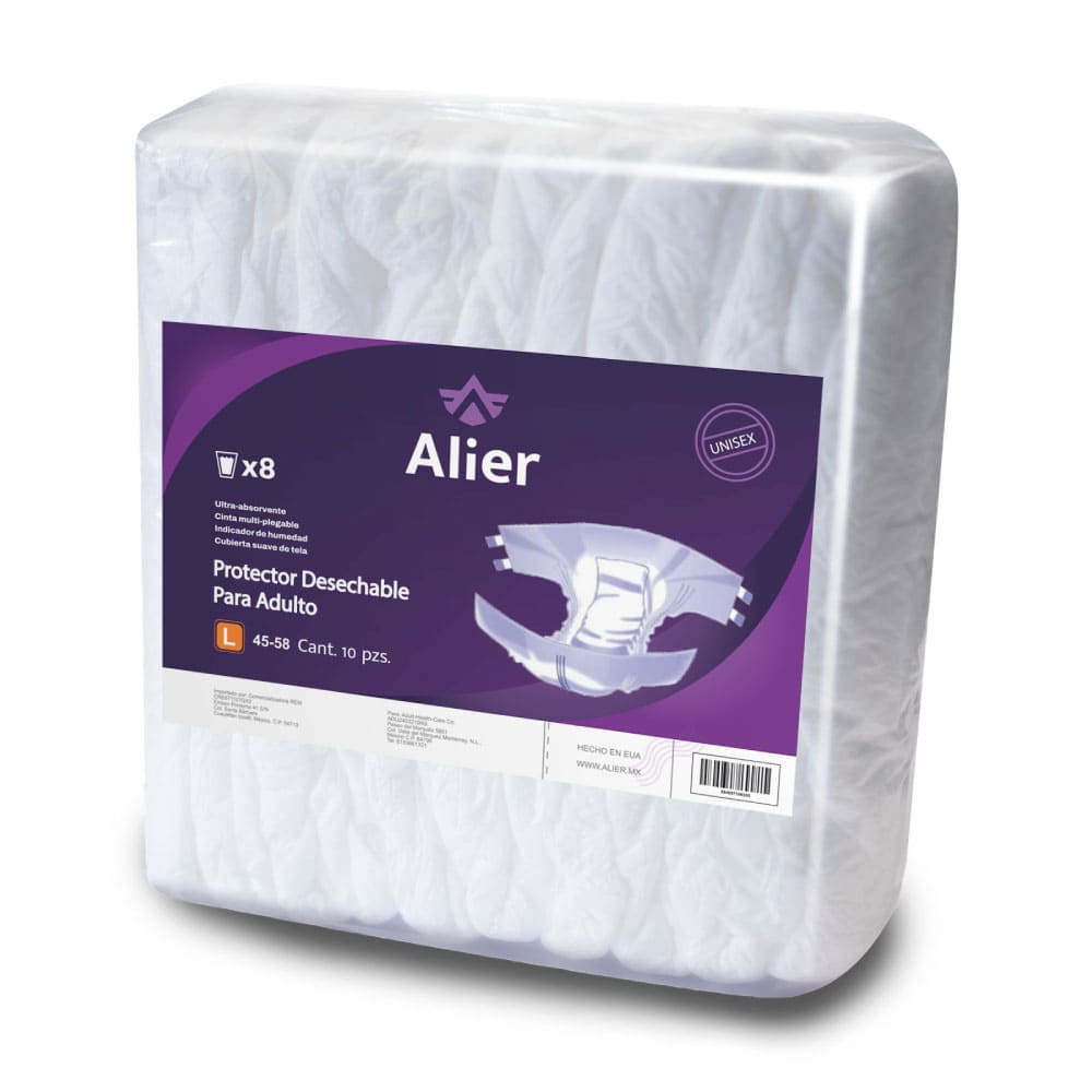 Protector desechable para adulto. Alier® Pañales para Adultos.