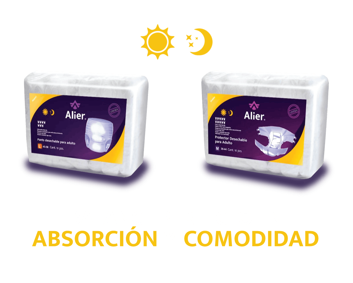 Pañales para adultos día y noche. - /panales-para-adultos/ - Alier® Pañales para Adultos.