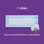 Toalla para incontinencia y maternidad. Tallas: M, L y XL. Alier® Pañales para Adultos en México.