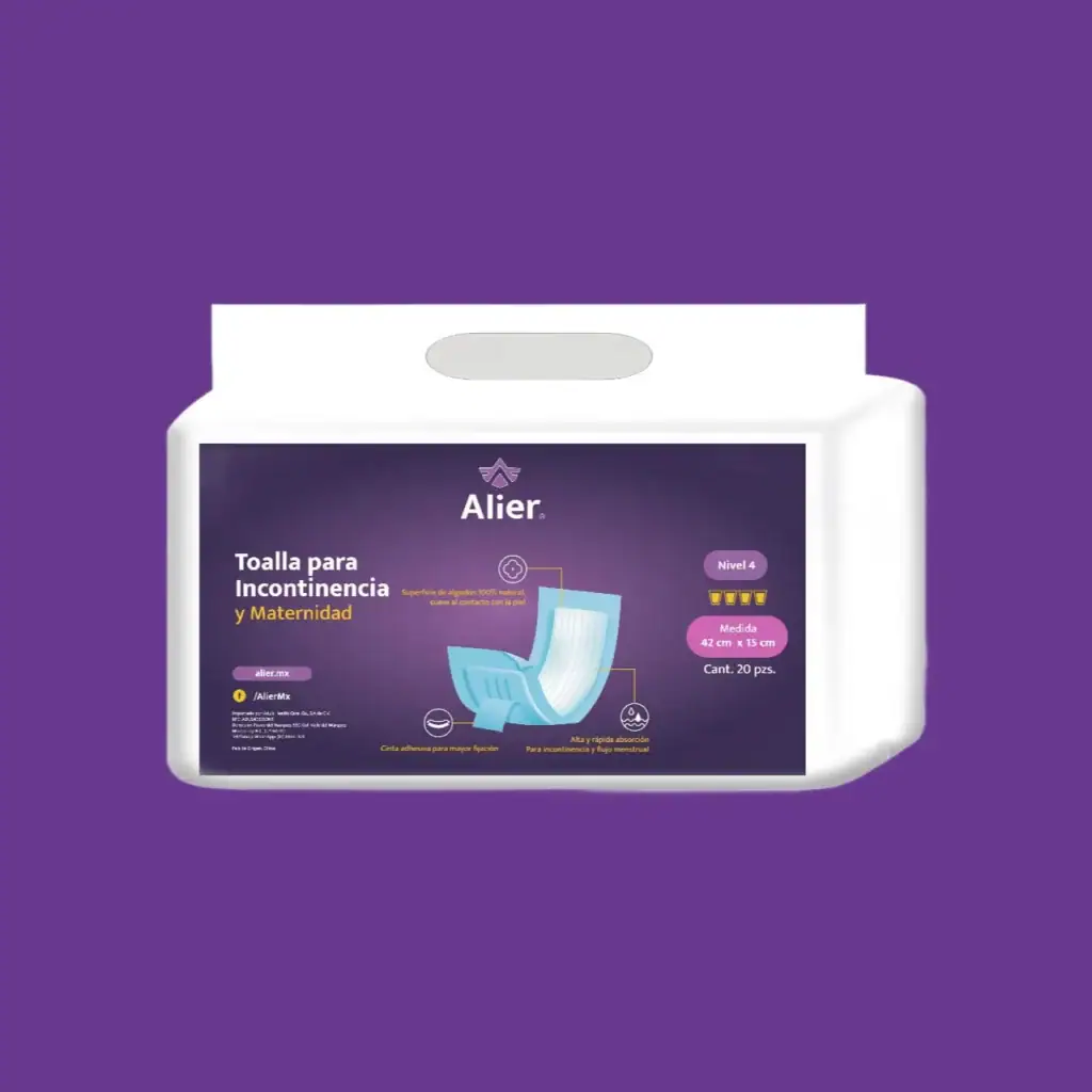 Cubrecama desechable para adulto. Alier® Pañales para Adultos México.