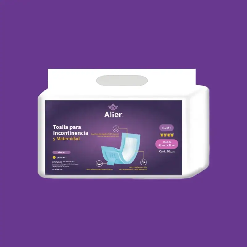 Cubrecama desechable para adulto. Alier® Pañales para Adultos México.